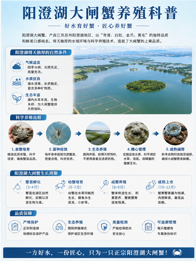 阳澄湖大闸蟹养殖科普