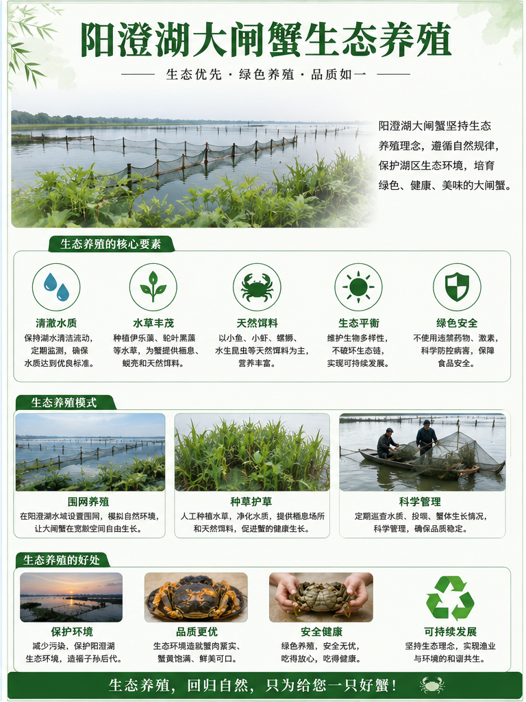阳澄湖大闸蟹生态养殖